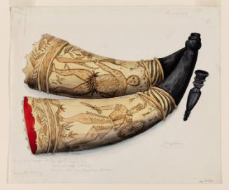 Powder Horn: The Zanzibar (F-8), Two Sides Depicted