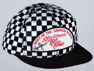 Spirit of the American Woman cap autographed by Lyn St. James