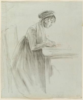 Pélagie Drawing a Portrait, from the “Economical School Series”
