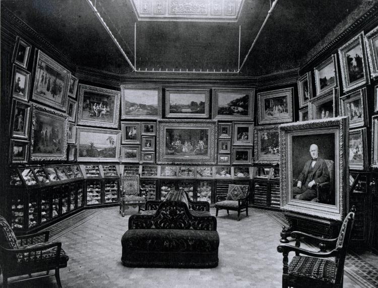 Stuart picture gallery, ca. 1883. From Artistic Houses: being a series of interior views of a n…