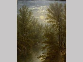 Woodland Creek in Moonlight