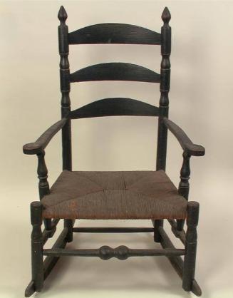 Slat-back rocking chair