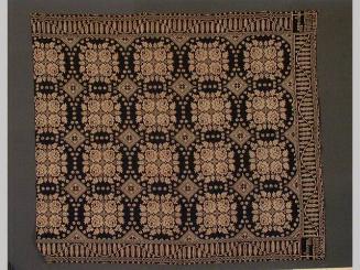 Jacquard coverlet