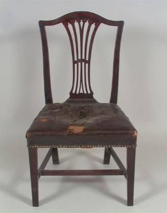 Side chair (one of a pair)