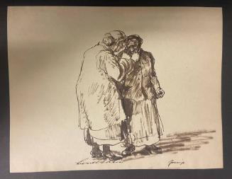 Gossip, from the Series "59th Street Drawings"