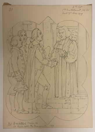 Incidents in the Life of George Washington: "Attending Service at St. Paul's After the Inauguration"
