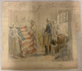 Washington Accepting the Flag, 1777