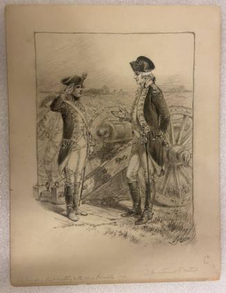 Washington's First Meeting with Alexander Hamilton, 1776