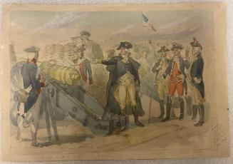 Washington Firing the First Gun at Yorktown