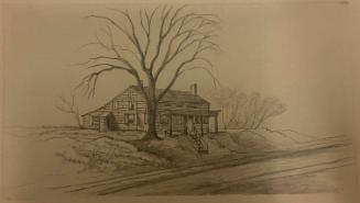 Study for Watercolor of the Briggs House, Knightsbridge Road, Fordham, Bronx, New York