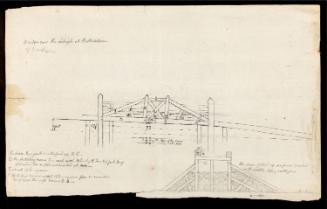 Studies of the Bridge over the Lehigh River, Bethlehem, Pennsylvania