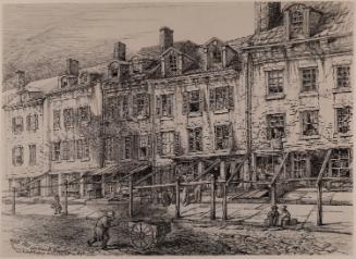 Old Main Street, Brooklyn, New York, in 1876 Before Demolition