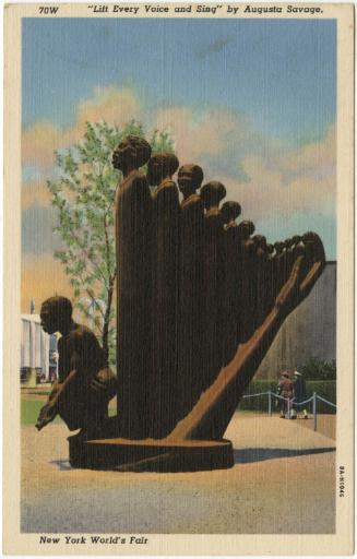 "Lift Every Voice and Sing" by Augusta Savage, New York World's Fair