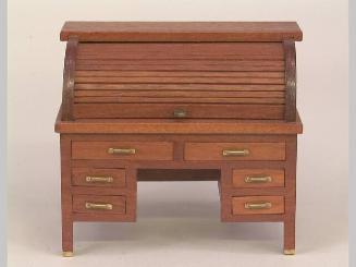 Miniature Furniture, Roll Top Desk