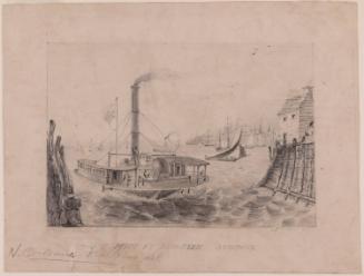 View of the Ferry at Brooklyn, New York