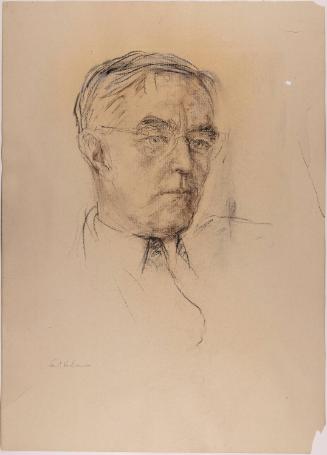 Dr. Irving Langmuir (1881-1957); verso: sketch of man