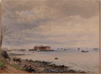 View of Fort Hamilton and New York Harbor, New York City