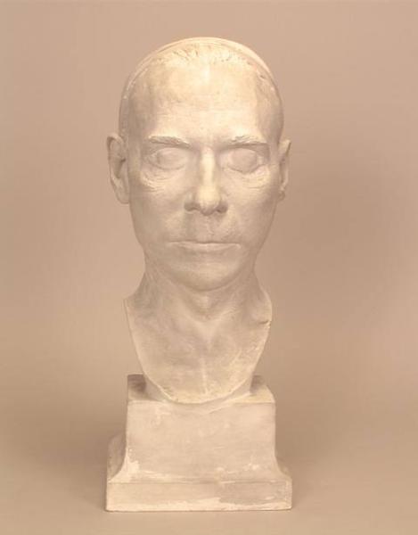 Death mask of Donald Robert Perry Marquis (1878–1937)