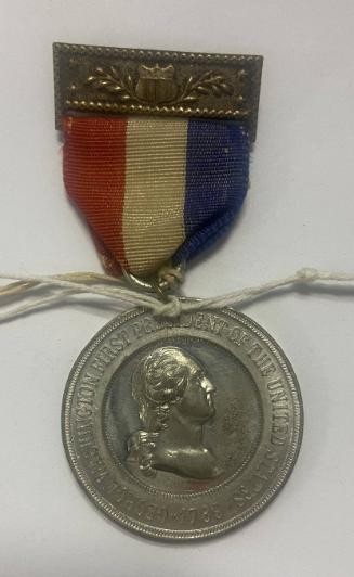 Commemoration Medal with Ribbon of George Washington