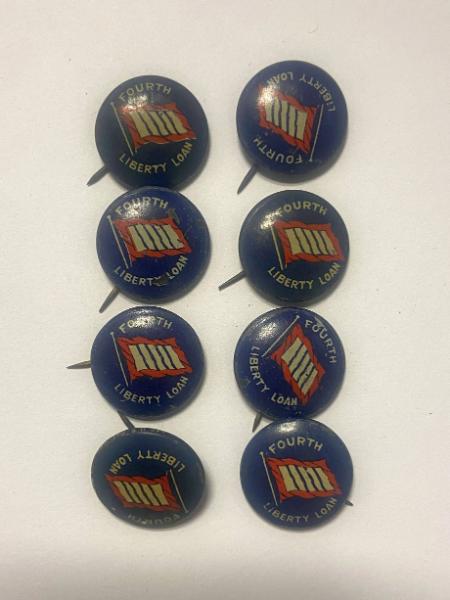 Pin-back buttons (group of eight)