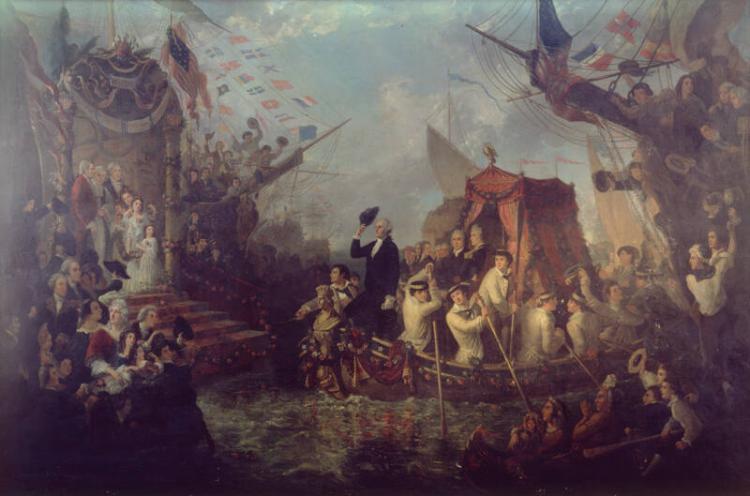 The Arrival of George Washington at New York City, April 30, 1789