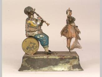 Windup toy: musician and dancer