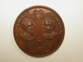 Benjamin Harrison and Levi P. Morton Presidential Campaign Medal
