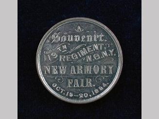 13th Regiment New Armory Fair Medal