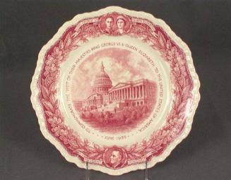 Plate: King George VI/Queen Elizabeth