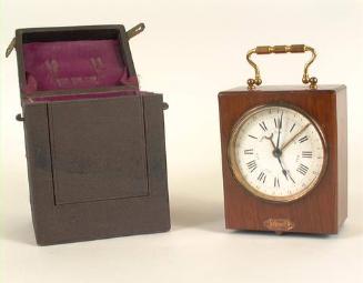 Clock with case