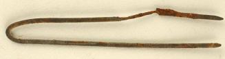 Hairpin excavated at a British Revolutionary War camp