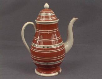 Dipped ware coffee pot
