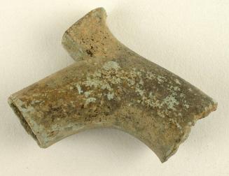 Fragment of spigot excavated at Revolutionary War barracks