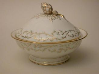 Confection bowl with lid and insert