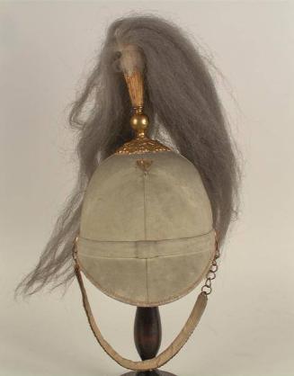 Dress helmet with plume