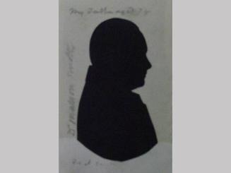 Matson Smith, MD (ca. 1754–?); verso: fragmentary tracing of female silhouette