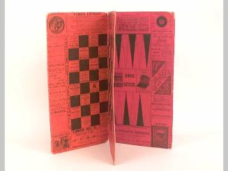 Checker and backgammon board