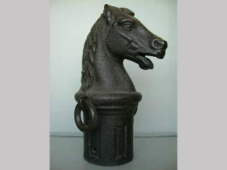 Hitching post finial