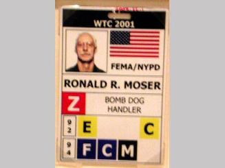 Identification Badge for Ronald R. Moser, FEMA/NYPD