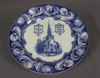 Plate: Souvenir Duchess Co. Socty. Banquet; Old Dutch Church
