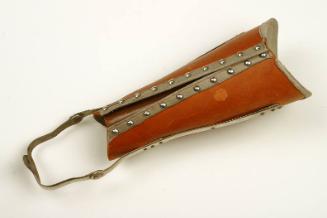 Calf brace worn by Franklin D. Roosevelt (1882–1945)