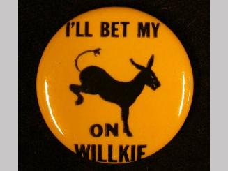 Wendell Wilkie campaign button
