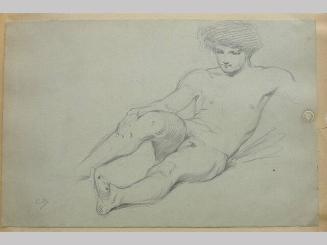 Study of a Nude Male Reclining