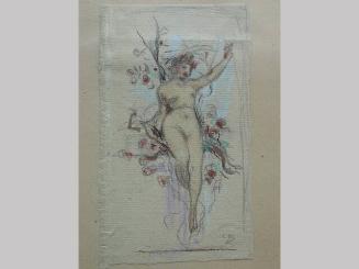 Study of a Classical Female Nude or Allegorical Figure