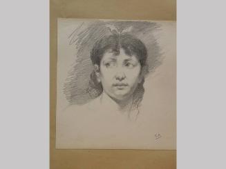 Sketch of a woman's face