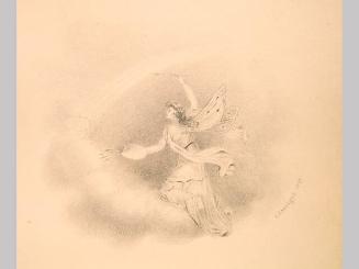 Personification of Painting with Wings, Folio no.15 in the John Ludlow Morton Album
