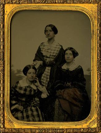 Mrs. Charles S. Lewis (Elizabeth Harley), Matilda Anna Harley, and Hullina Harley