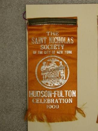 St. Nicholas Society Hudson-Fulton Celebration Ribbon