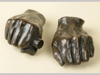 Left hand of Abraham Lincoln (1809–1865)
