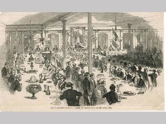 The St. George Society's Dinner at Delmonico's on 23rd April 1857